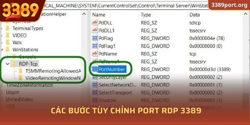 Hướng dẫn chi tiết tùy chỉnh Port RDP 3389