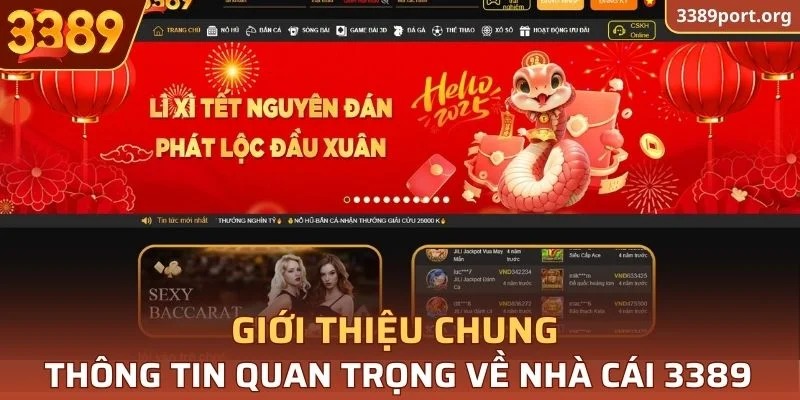 Giới thiệu thông tin quan trọng về nhà cái 3389