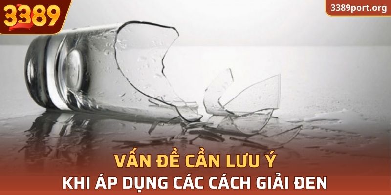 Thông tin cần lưu ý khi áp dụng các cách xả xui