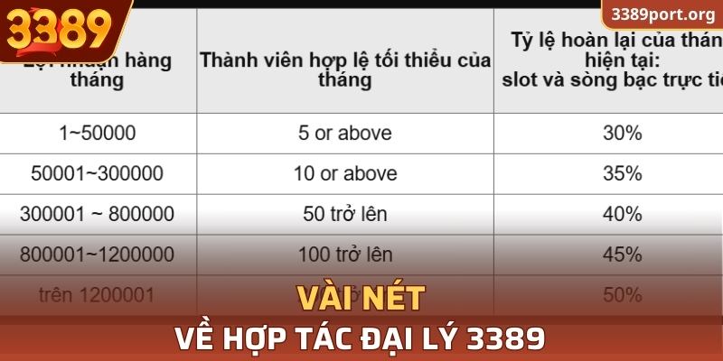 Vài nét về hợp tác đại lý 3389